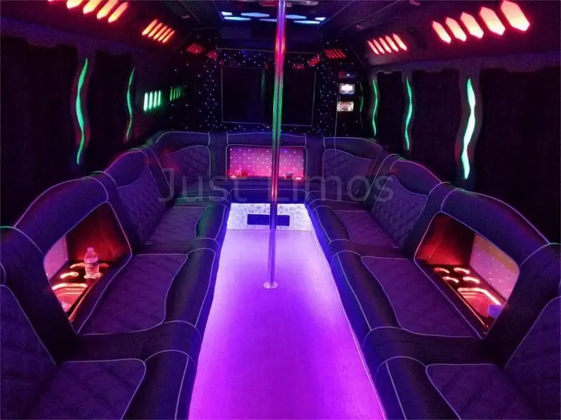 Thunder Washington DC party bus rental for Capitol Hill bar crawls — 14-16 passengers