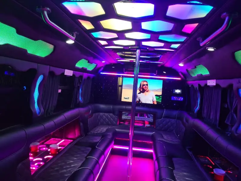 Tornado Washington DC party bus for Capitol Hill nightlife — 8-10 passengers
