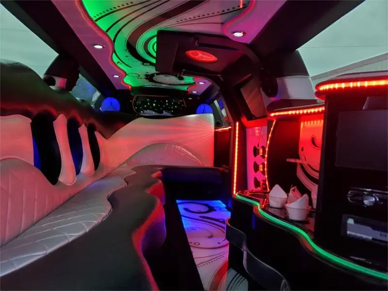 Mercedes limo interior