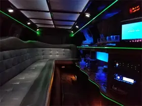 Chrysler 300 limousine interior