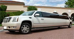 Escalade limousine interior