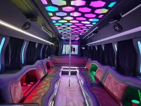 Fireball party bus interior