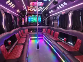 Wildfire party bus interior