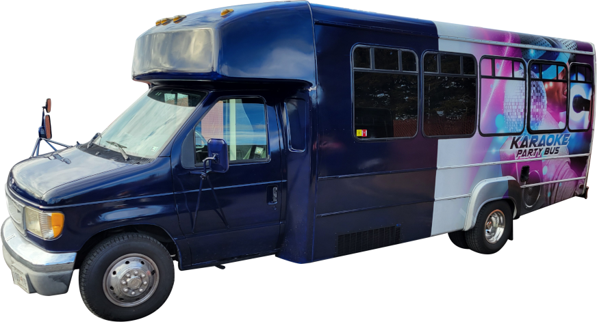 14–16 Pax Thunder Party Bus — Just Limos party bus rental DC, Baltimore, Northern VA