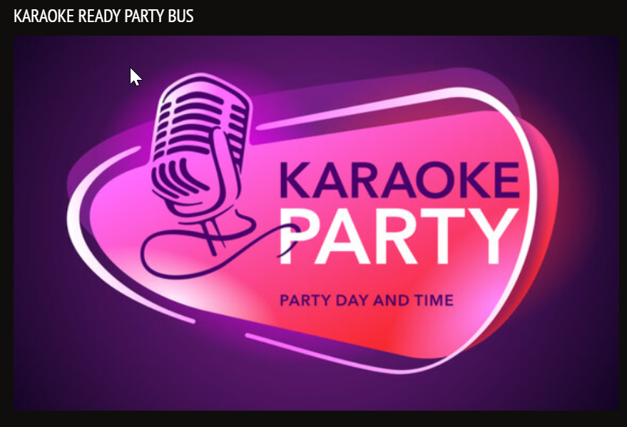 Karaoke party bus — Just Limos